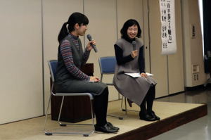 神野紗希さんと小島なおさんによる講演会の画像