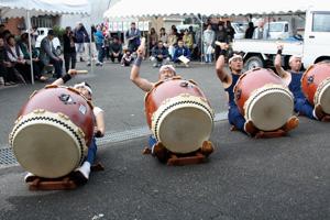 魚沼市からの権現堂太鼓の演奏の画像