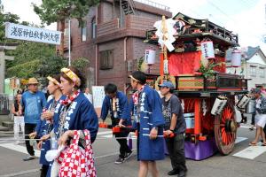 42歳五十一会の玉送りの画像