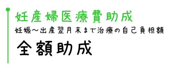 妊産婦医療費助成