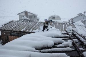 融雪屋根の画像