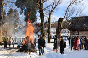 慈眼寺で行った平成町のさいの神