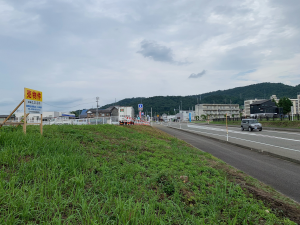 国道からの遠景